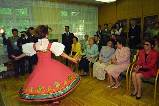 President of Republic of Korea Kim Young-sam visits Russian Federation