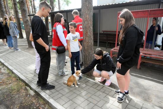 Russia Ukraine Kursk Attack Evacuees