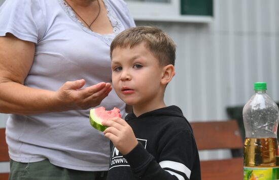 Russia Ukraine Kursk Attack Evacuees