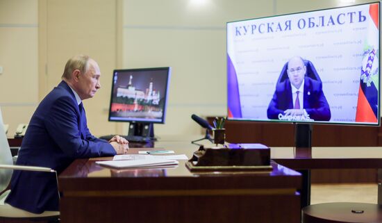 Russia Putin Kursk Region Governor