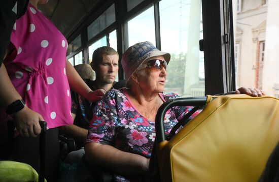 Russia Ukraine Kursk Attack Evacuees