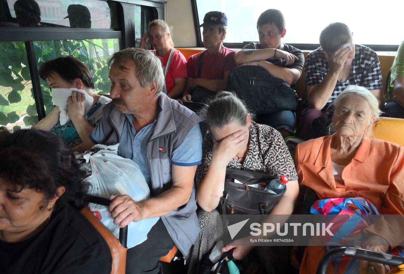 Russia Ukraine Kursk Attack Evacuees