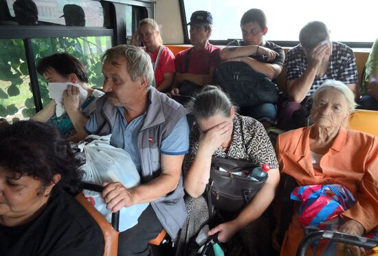 Russia Ukraine Kursk Attack Evacuees