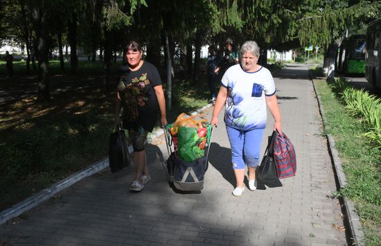 Russia Ukraine Kursk Attack Evacuees