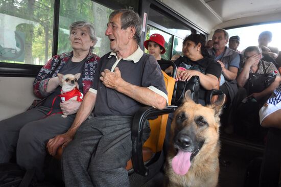 Russia Ukraine Kursk Attack Evacuees