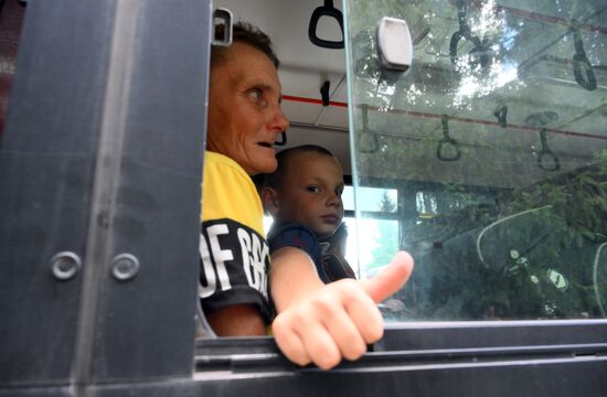 Russia Ukraine Kursk Attack Evacuees