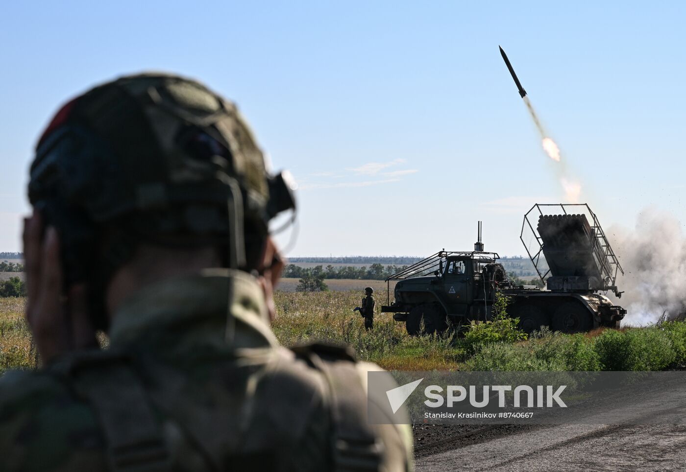 Russia Ukraine Military Operation Artillery Units