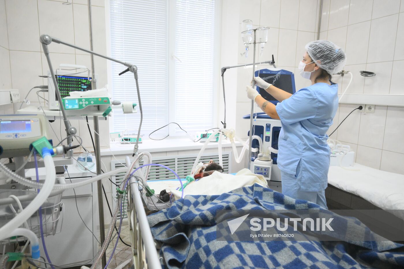 Russia Ukraine Kursk Attack Mobile Hospital