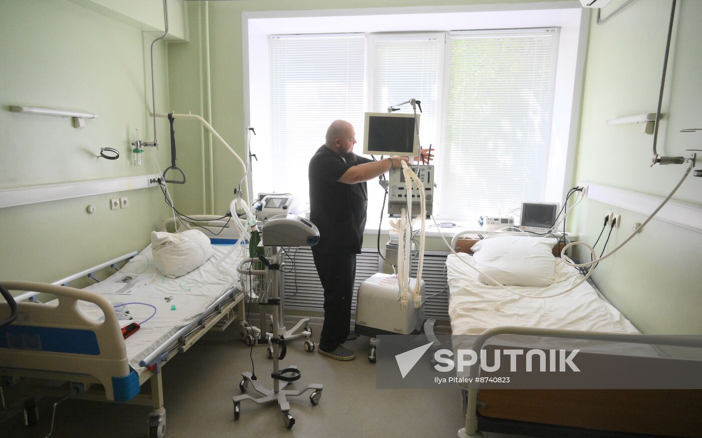 Russia Ukraine Kursk Attack Mobile Hospital