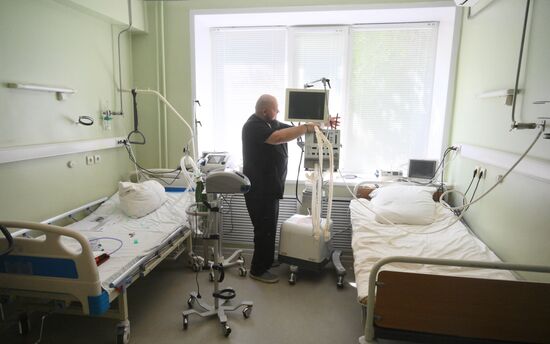Russia Ukraine Kursk Attack Mobile Hospital