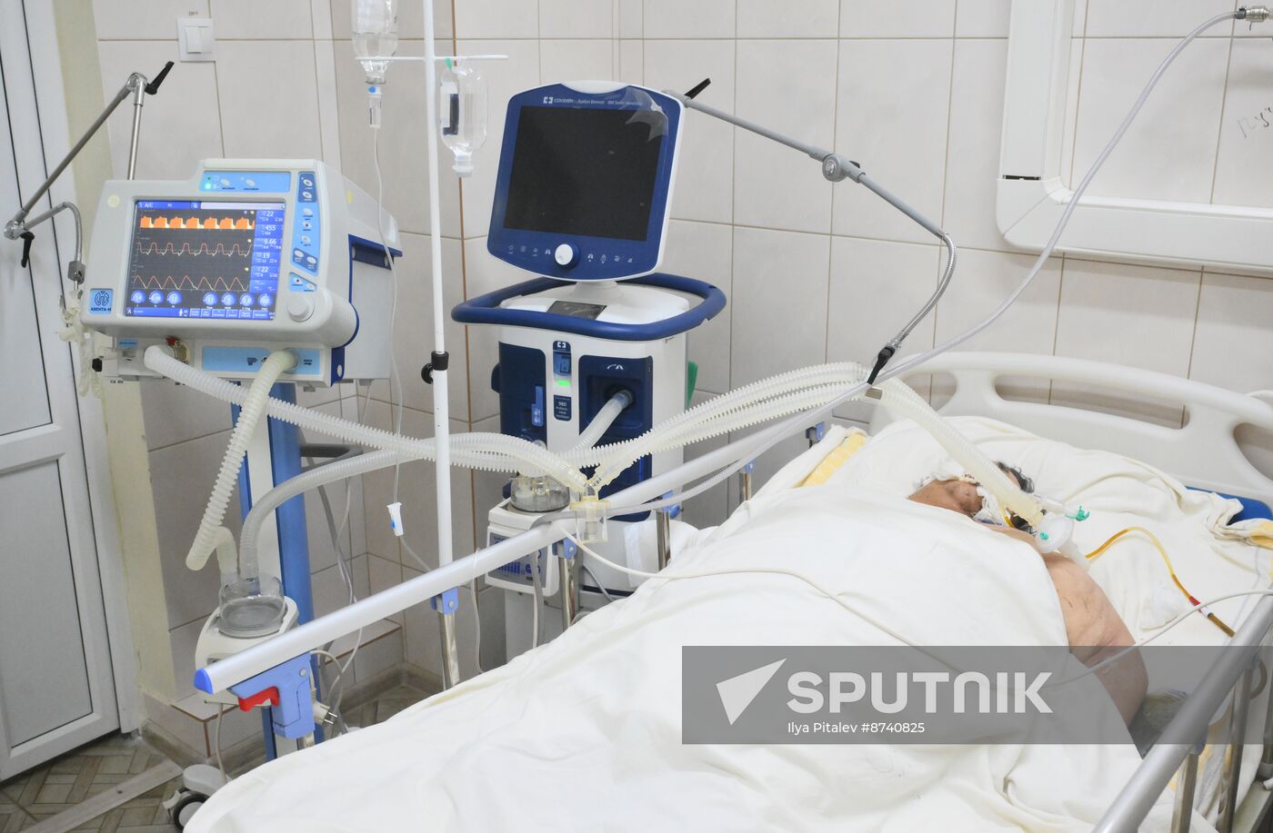 Russia Ukraine Kursk Attack Mobile Hospital