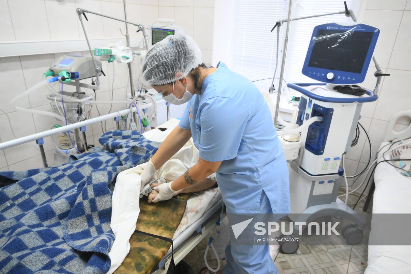Russia Ukraine Kursk Attack Mobile Hospital
