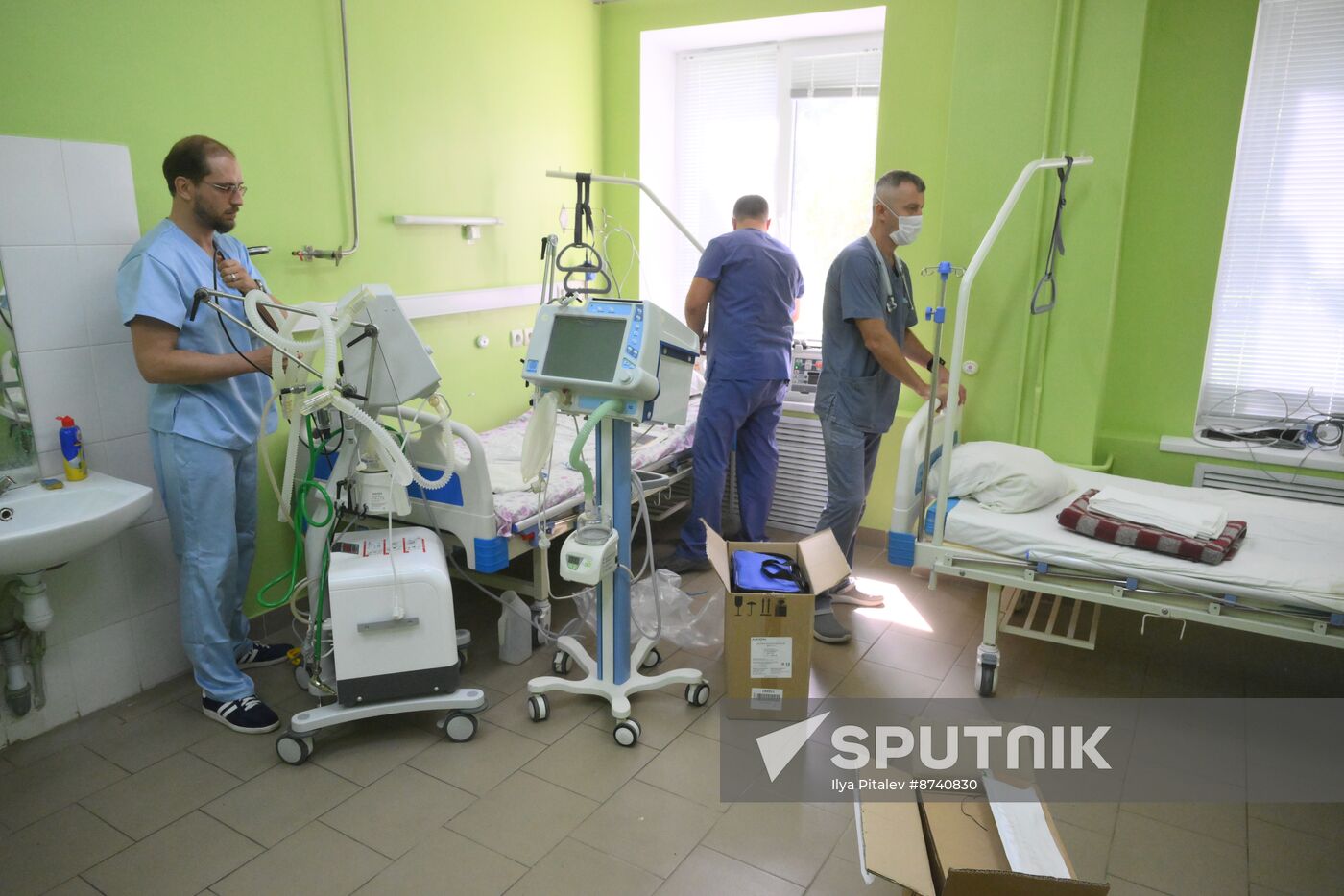Russia Ukraine Kursk Attack Mobile Hospital
