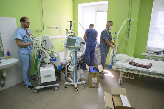 Russia Ukraine Kursk Attack Mobile Hospital