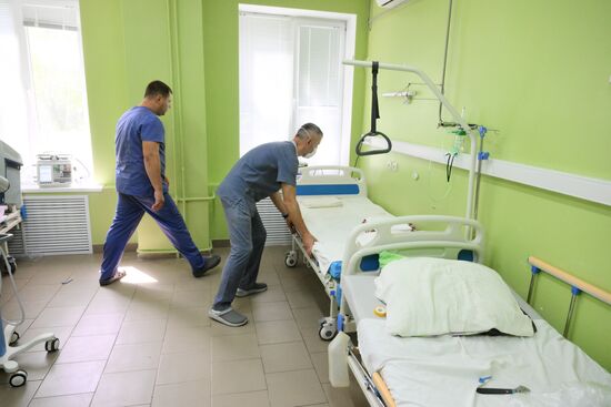 Russia Ukraine Kursk Attack Mobile Hospital