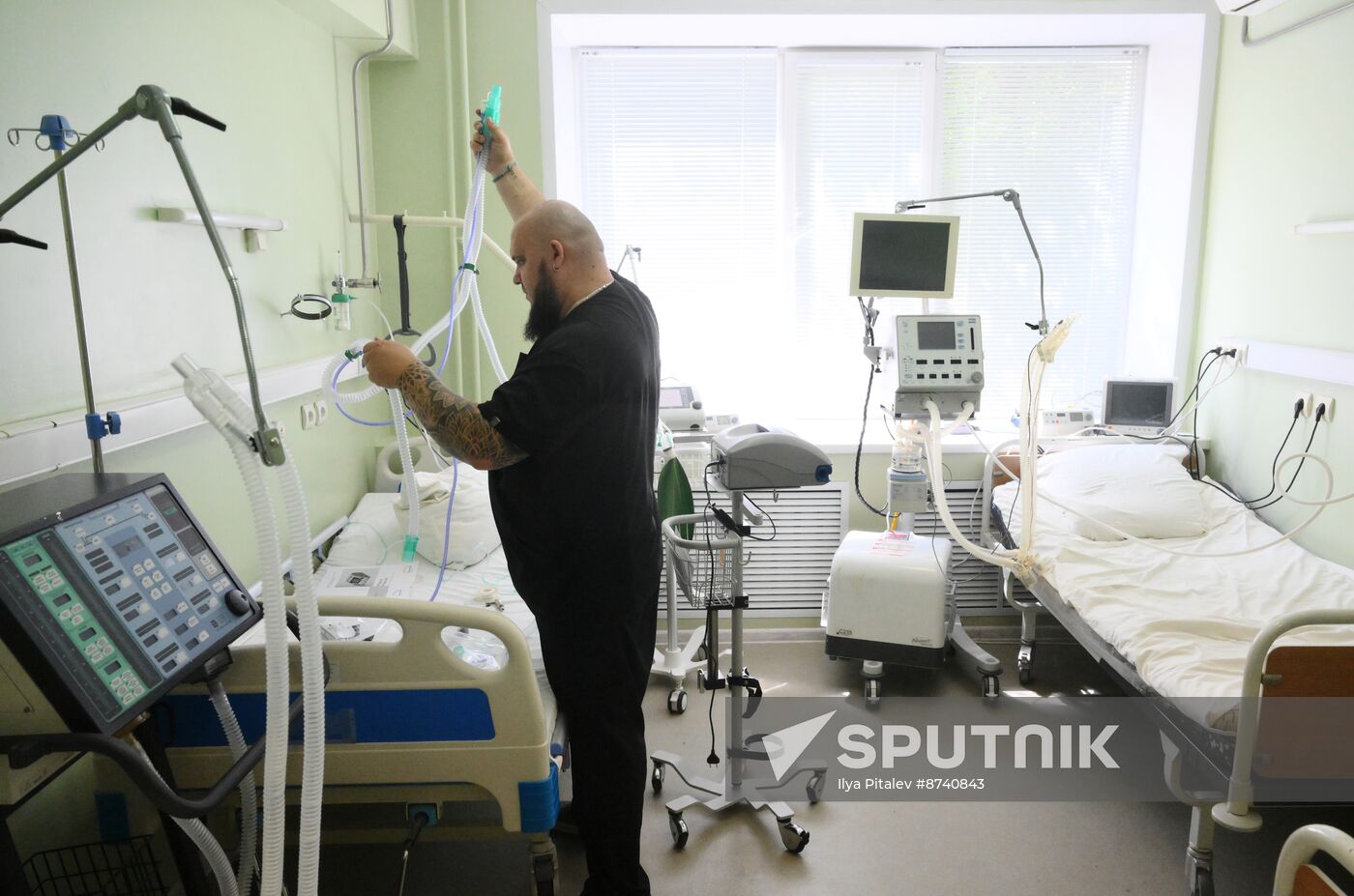 Russia Ukraine Kursk Attack Mobile Hospital