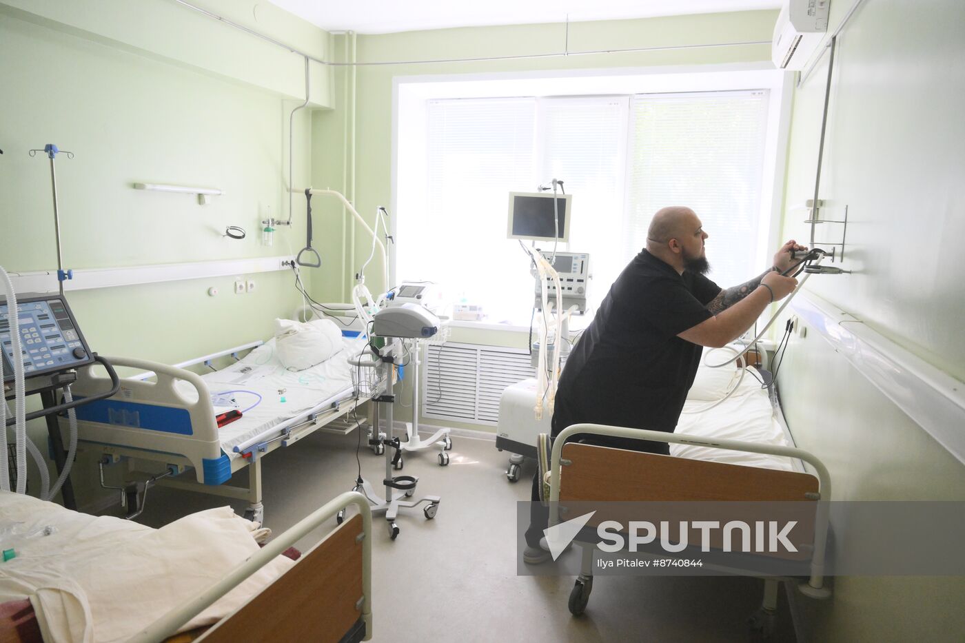 Russia Ukraine Kursk Attack Mobile Hospital