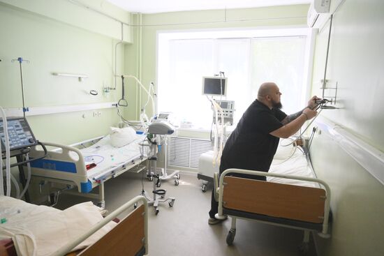 Russia Ukraine Kursk Attack Mobile Hospital