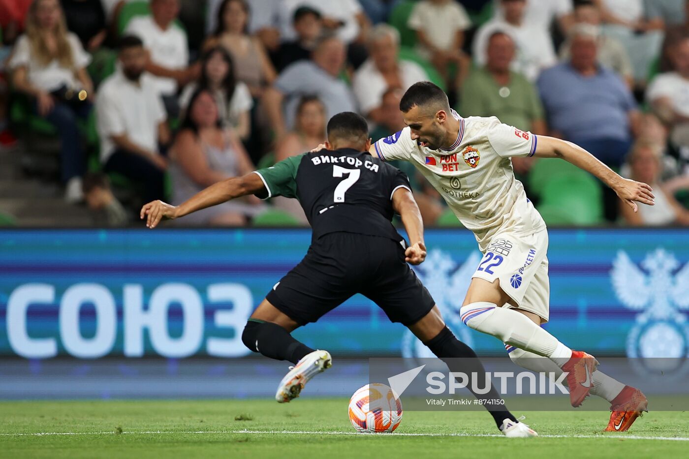 Russia Soccer Premier-League Krasnodar - CSKA