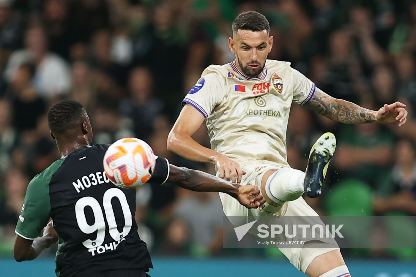 Russia Soccer Premier-League Krasnodar - CSKA