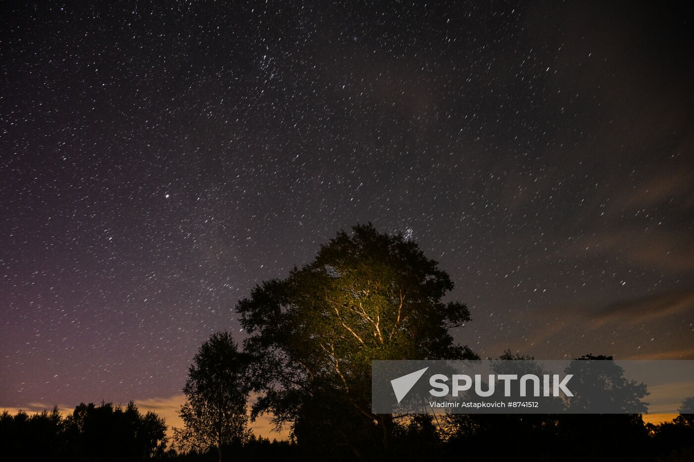 Russia Perseid Meteor Shower