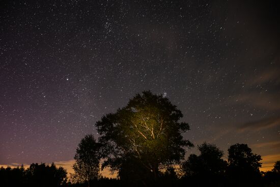 Russia Perseid Meteor Shower