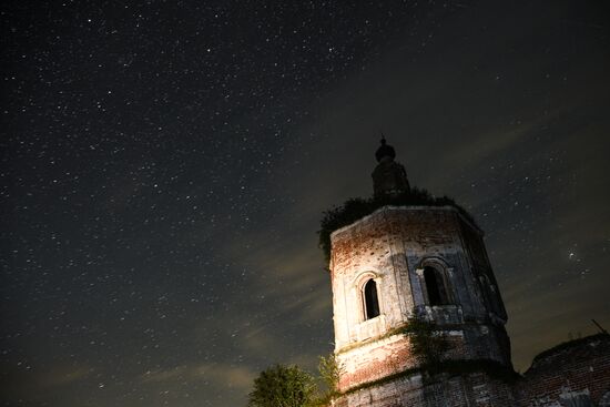 Russia Perseid Meteor Shower