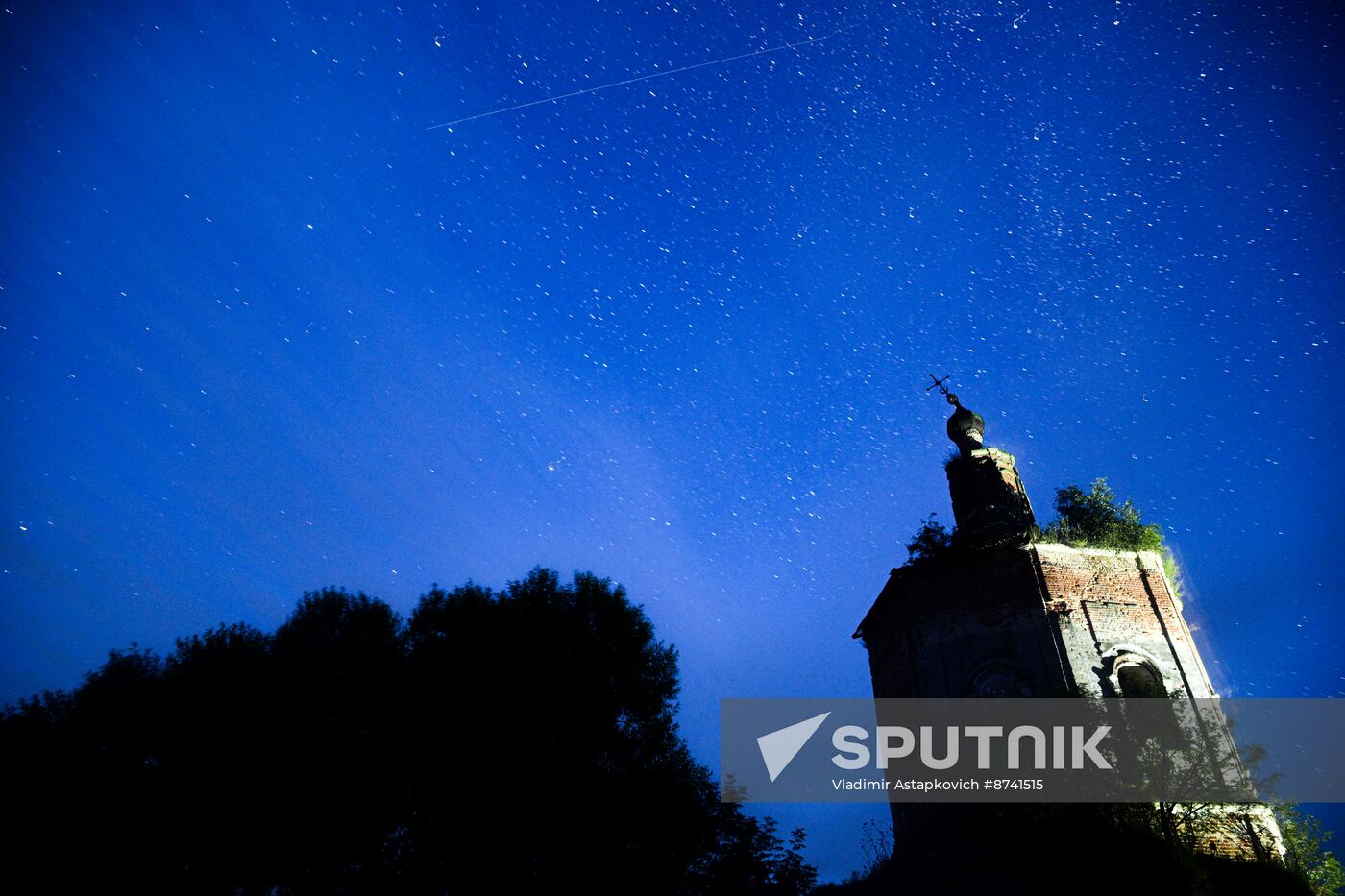 Russia Perseid Meteor Shower