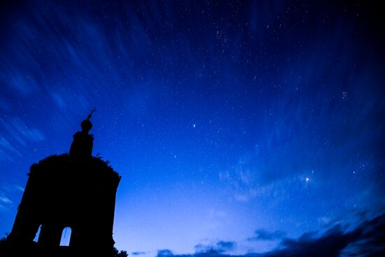 Russia Perseid Meteor Shower