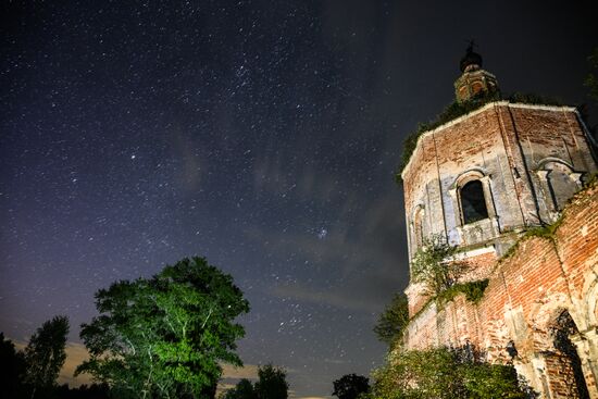 Russia Perseid Meteor Shower