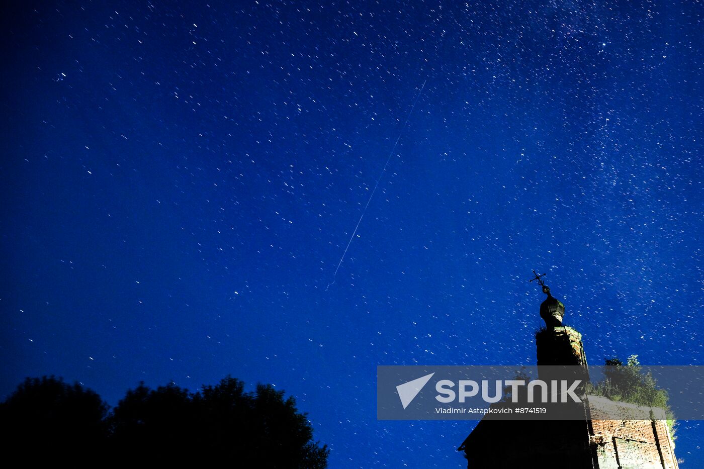 Russia Perseid Meteor Shower