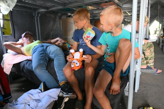 Russia Ukraine Kursk Attack Evacuees