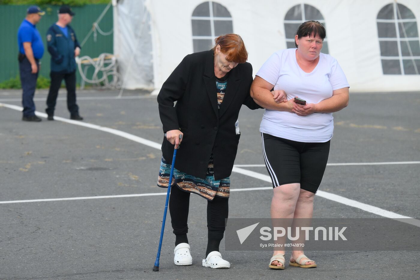 Russia Ukraine Kursk Attack Evacuees