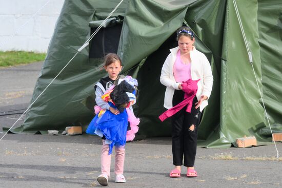 Russia Ukraine Kursk Attack Evacuees