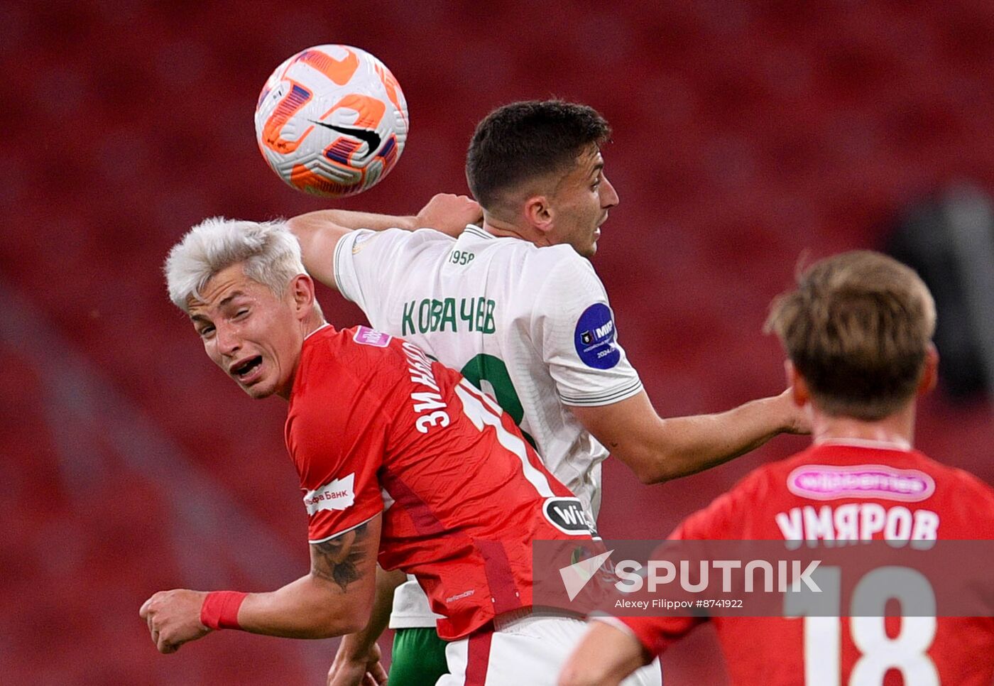 Russia Soccer Premier-League Spartak - Akhmat