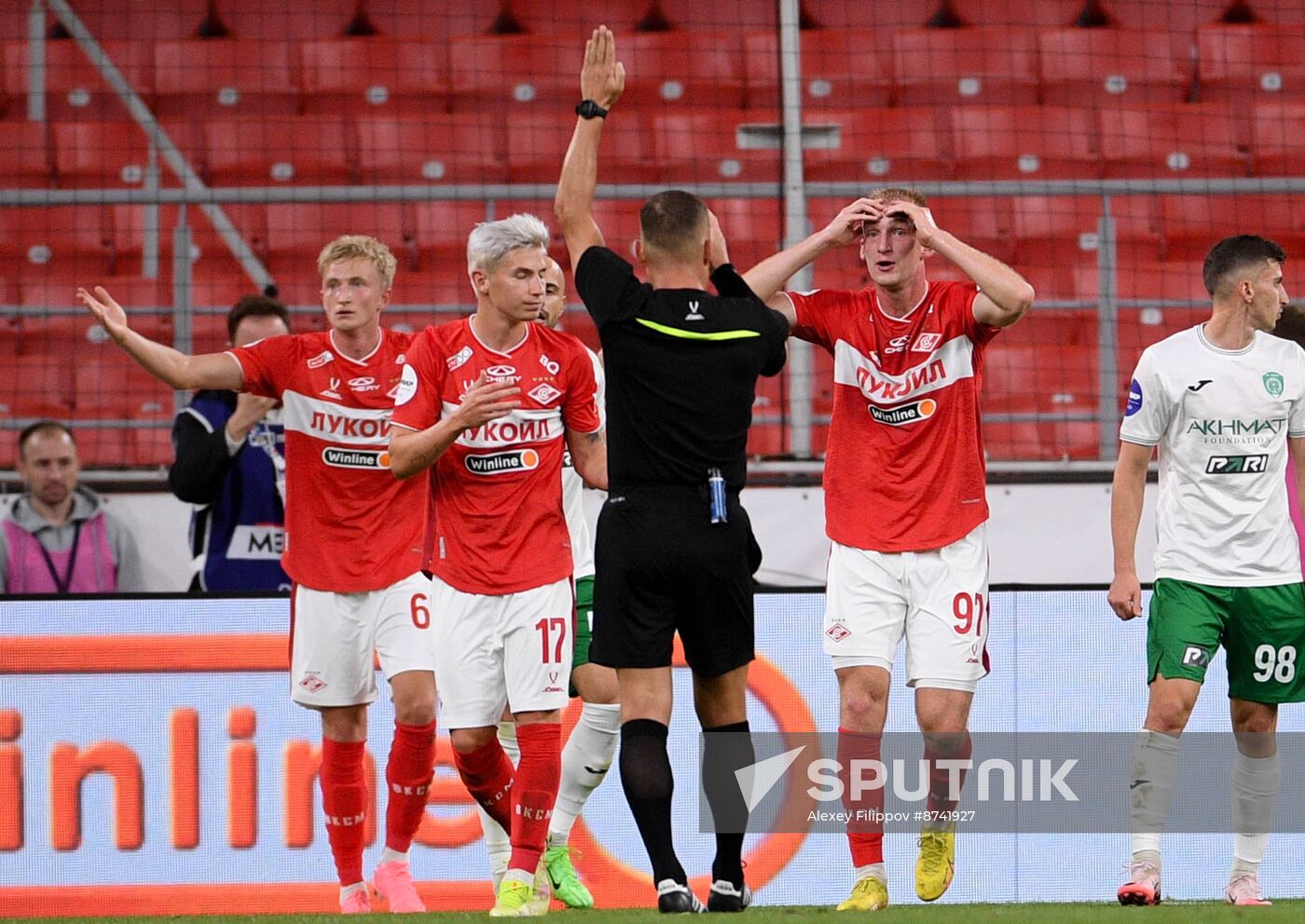 Russia Soccer Premier-League Spartak - Akhmat