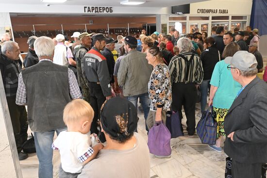 Russia Belgorod Evacuees