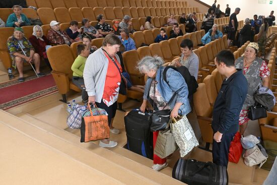 Russia Belgorod Evacuees