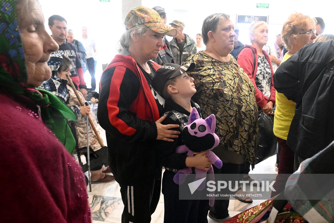 Russia Belgorod Evacuees