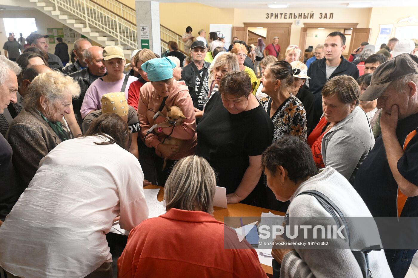 Russia Belgorod Evacuees