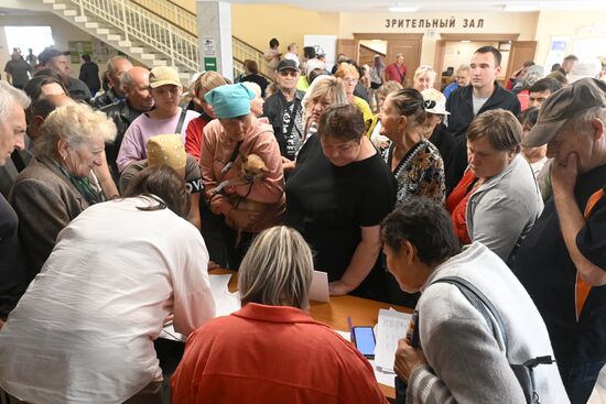 Russia Belgorod Evacuees