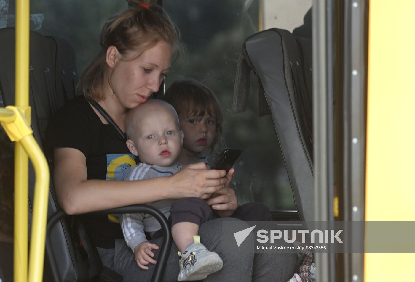 Russia Belgorod Evacuees