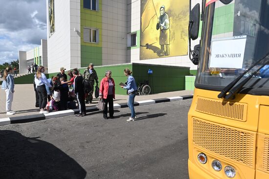 Russia Belgorod Evacuees