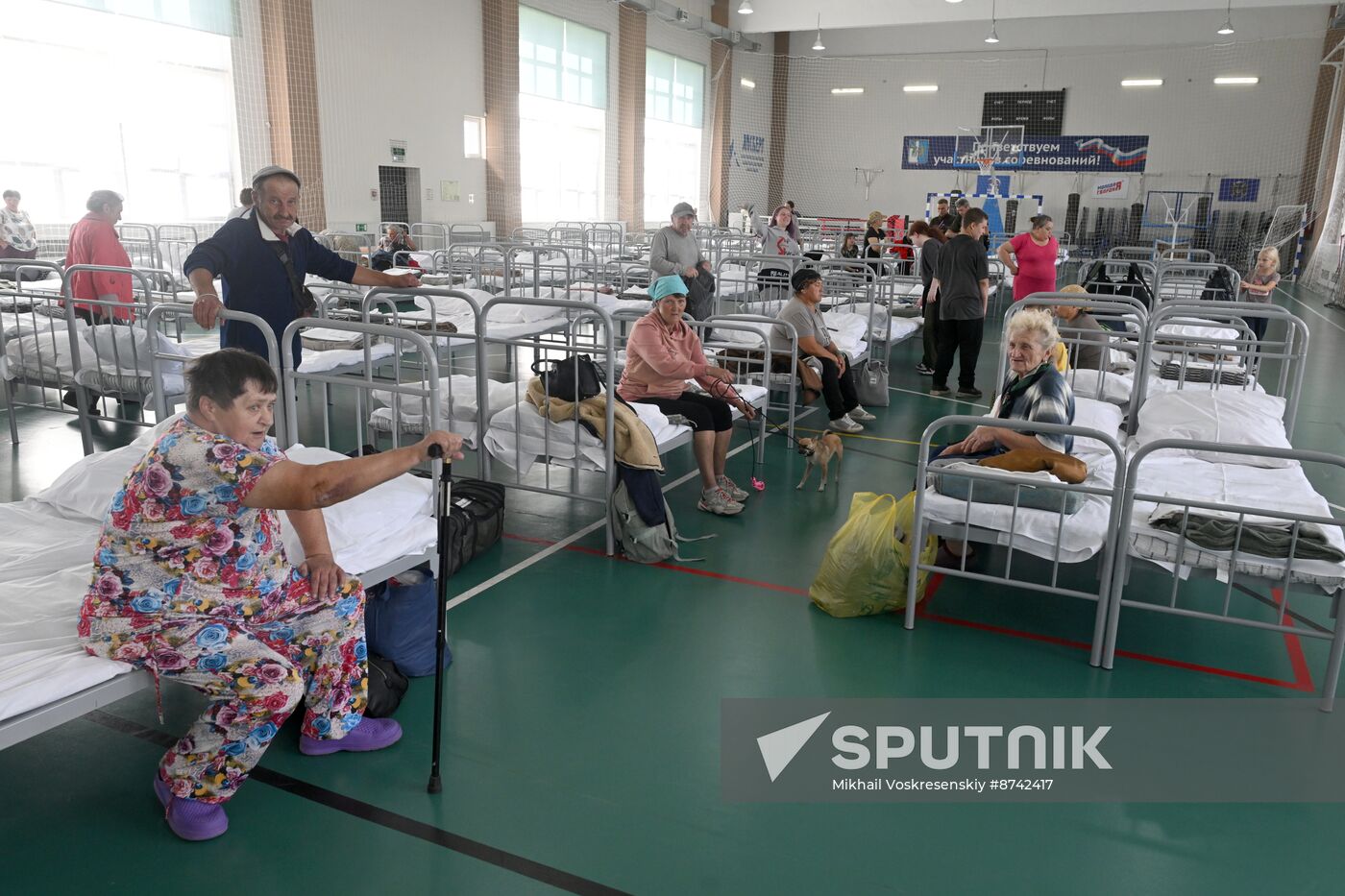 Russia Belgorod Evacuees