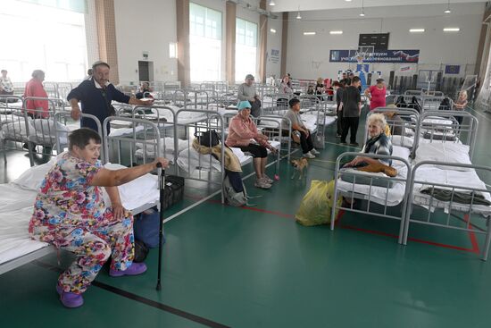 Russia Belgorod Evacuees