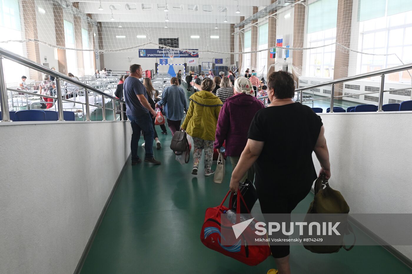 Russia Belgorod Evacuees