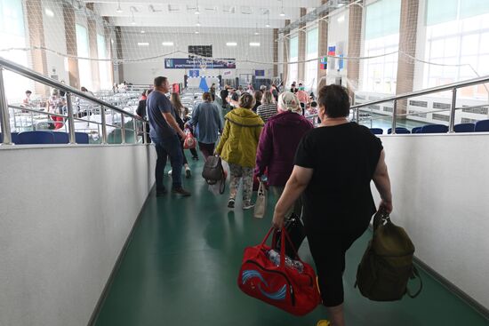 Russia Belgorod Evacuees