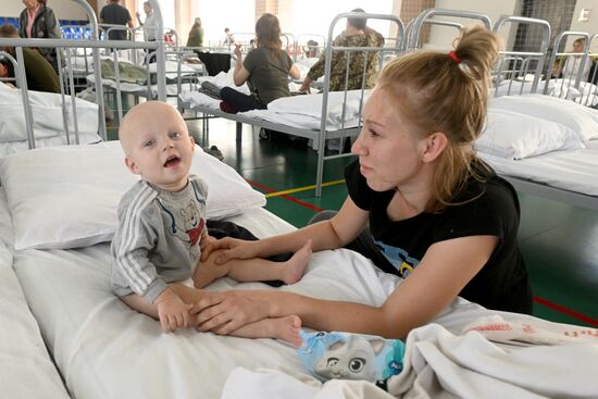 Russia Belgorod Evacuees