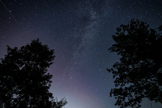 Russia Perseid Meteor Shower