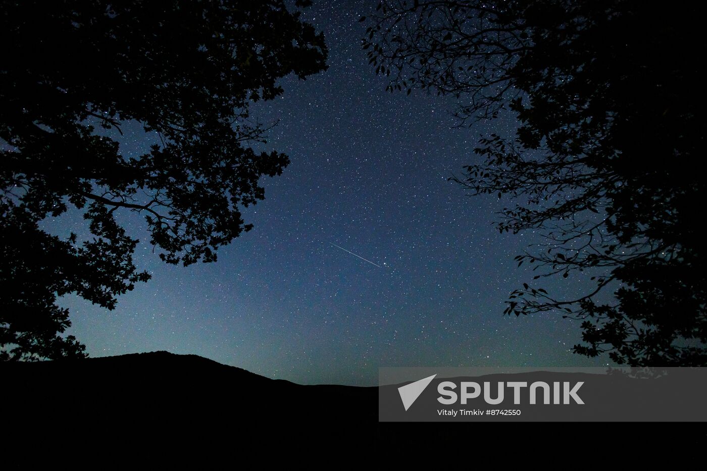 Russia Perseid Meteor Shower